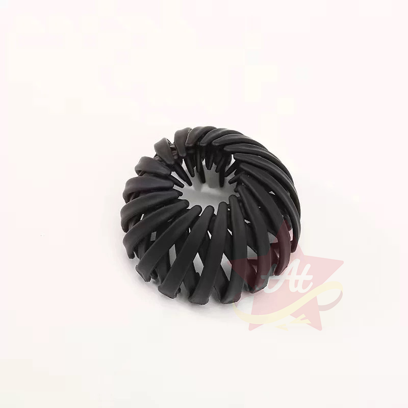 台灣現貨🔥 鳥巢盤髮神器 高馬尾髮圈 盤髮抓夾 丸子頭髮圈 懶人盤髮 鳥巢髮圈 伸縮髮圈 盤髮器 磨砂面盤髮神器-規格圖3