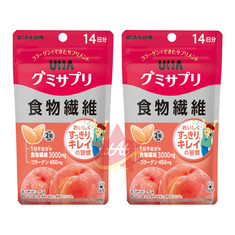 台灣現貨🇯🇵 UHA味覺糖食物纖維軟糖14日份 營養補充軟糖 膳食纖維 食物纖維 14日-細節圖2