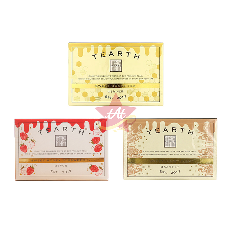 台灣現貨🇯🇵 TEARTH 蜂蜜紅茶 蜂蜜蘋果 蜂蜜檸檬 蜂蜜草莓 蜂蜜香料 蜂蜜巧克力 紅茶 茶包 25入 盒裝-細節圖2