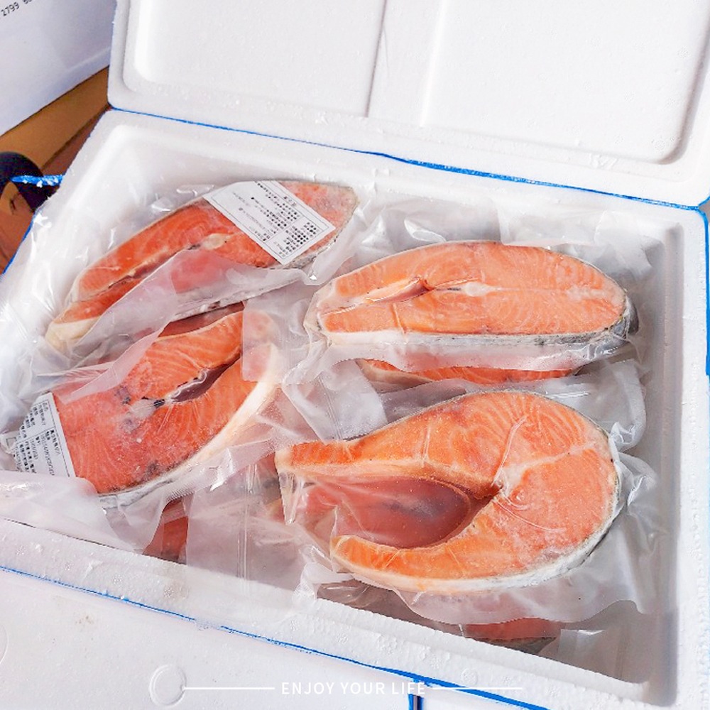 饗鮮樂活-智利鮭魚 (300-350g/單片真空裝)【重量級不包冰】-細節圖5