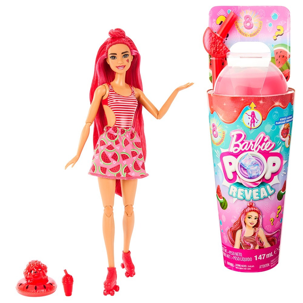 Barbie 芭比 驚喜造型娃娃-甜心果汁杯系列-規格圖5