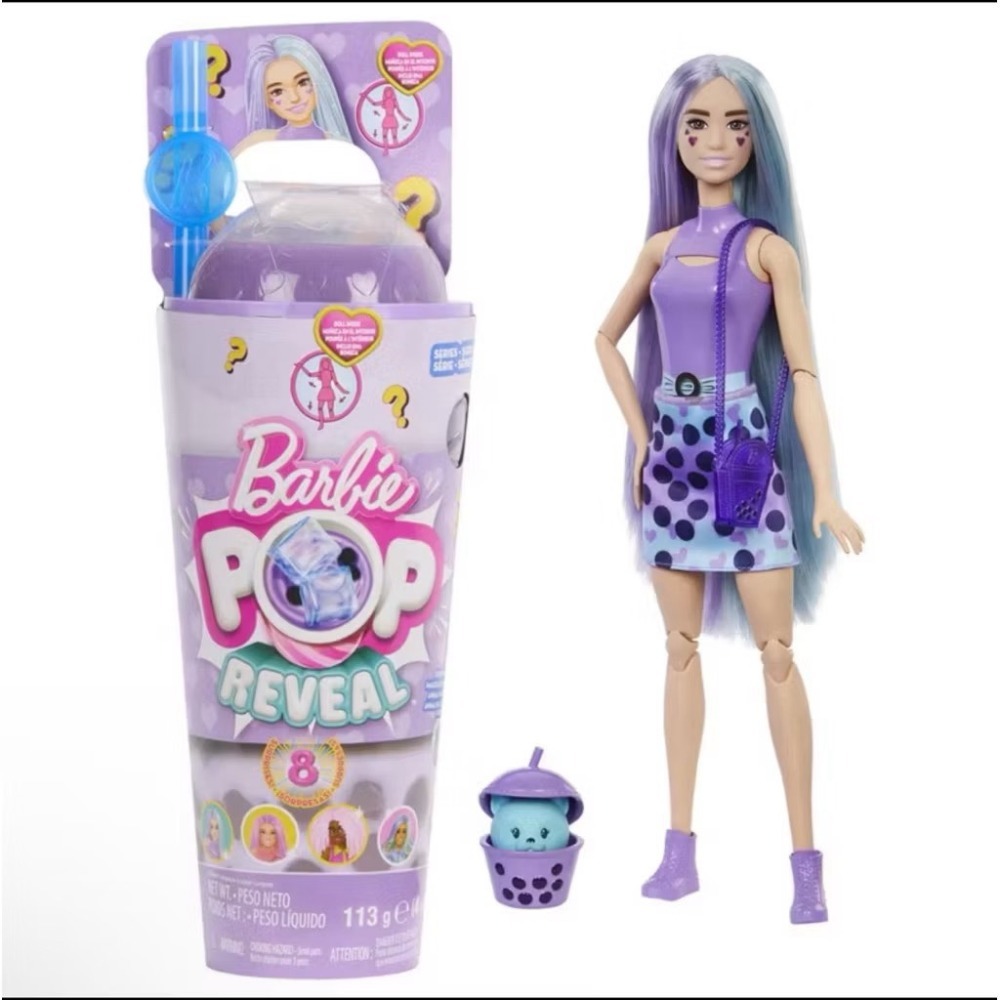 Barbie 芭比 驚喜造型娃娃組合-珍珠奶茶系列(四款任選)-規格圖6