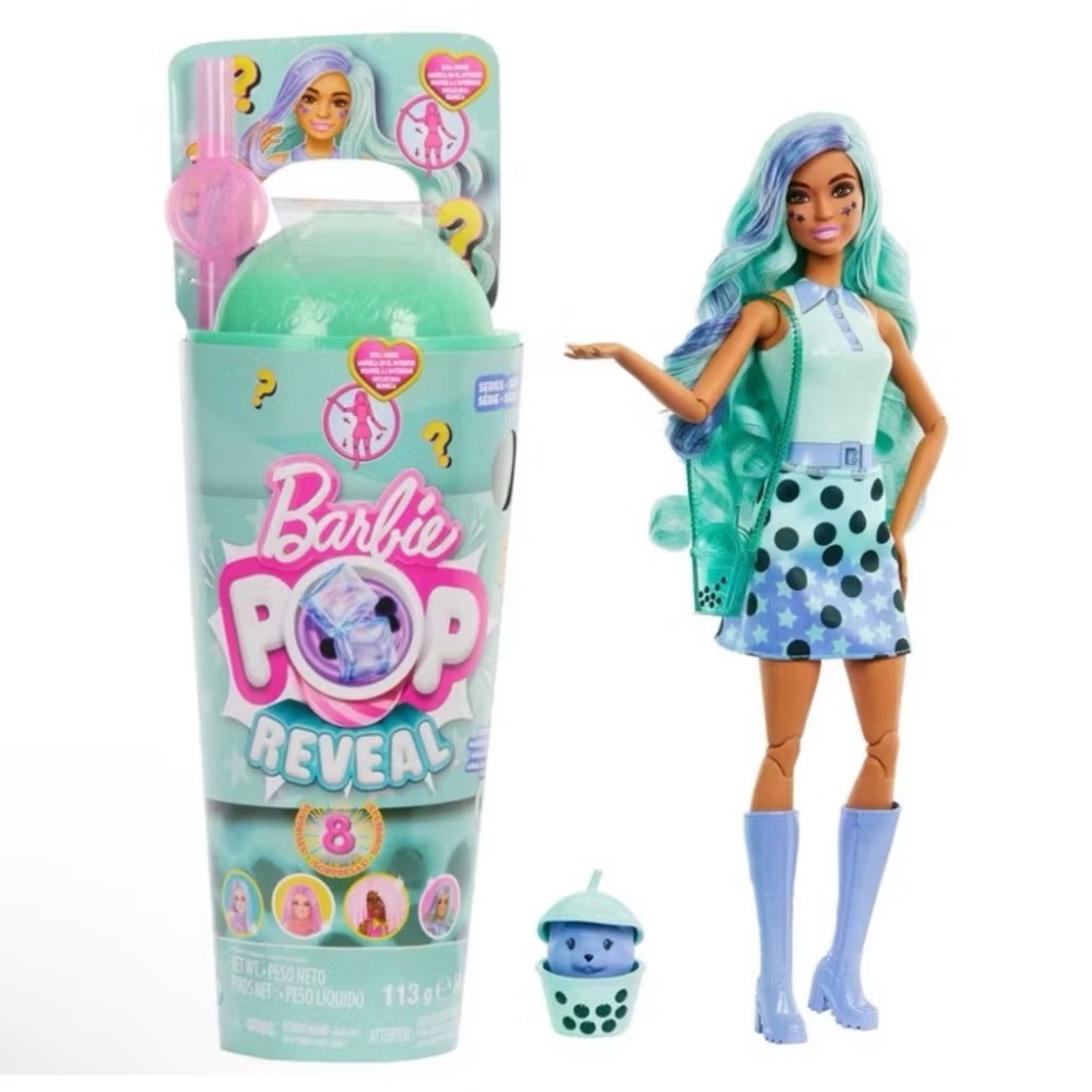 Barbie 芭比 驚喜造型娃娃組合-珍珠奶茶系列(四款任選)-規格圖6