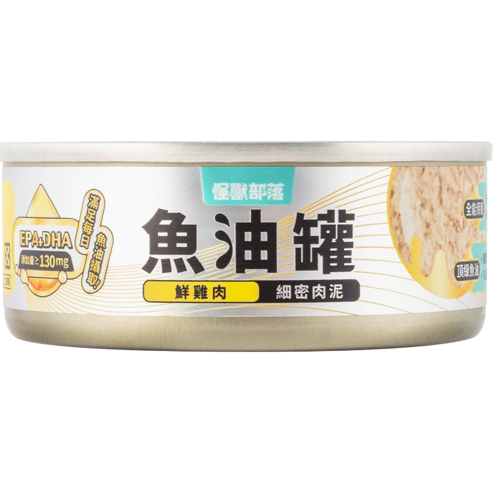 怪獸部落 德國頂級魚油主食罐 82g <四口味>-規格圖1