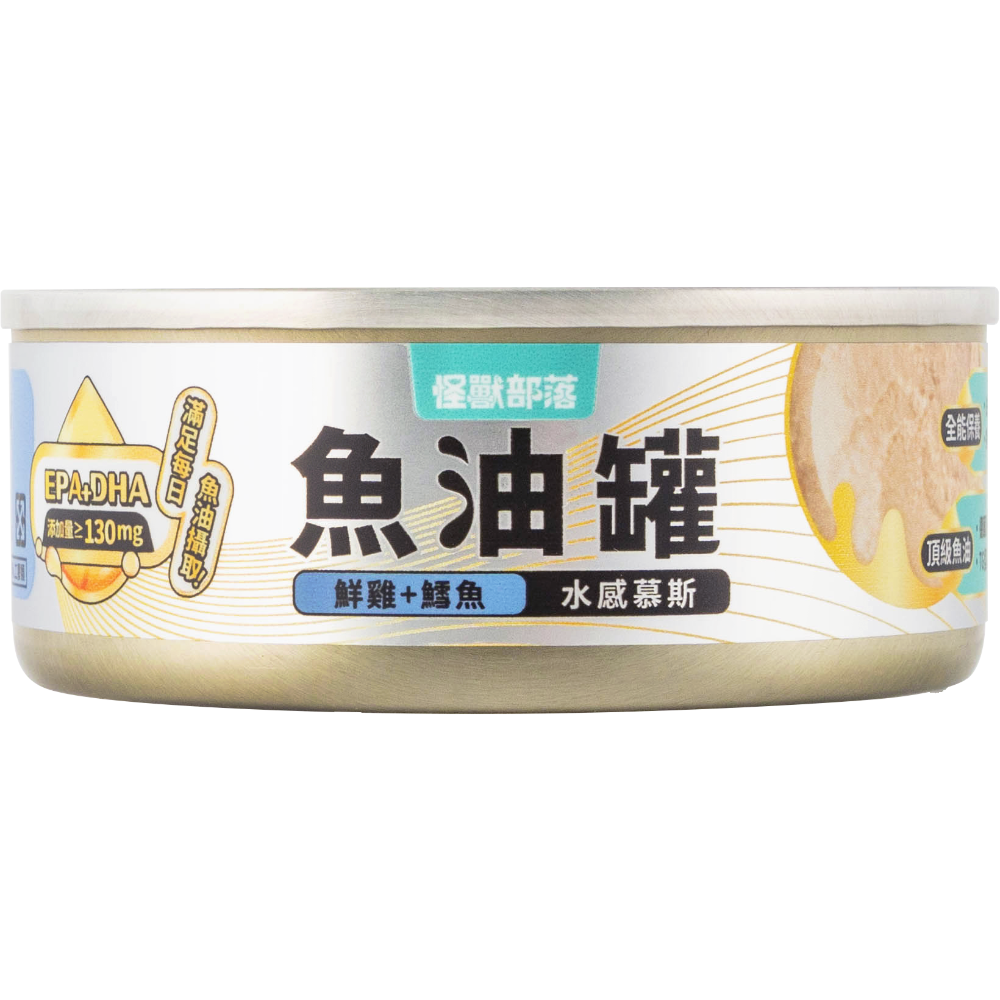 怪獸部落 德國頂級魚油主食罐 82g <四口味>-規格圖1