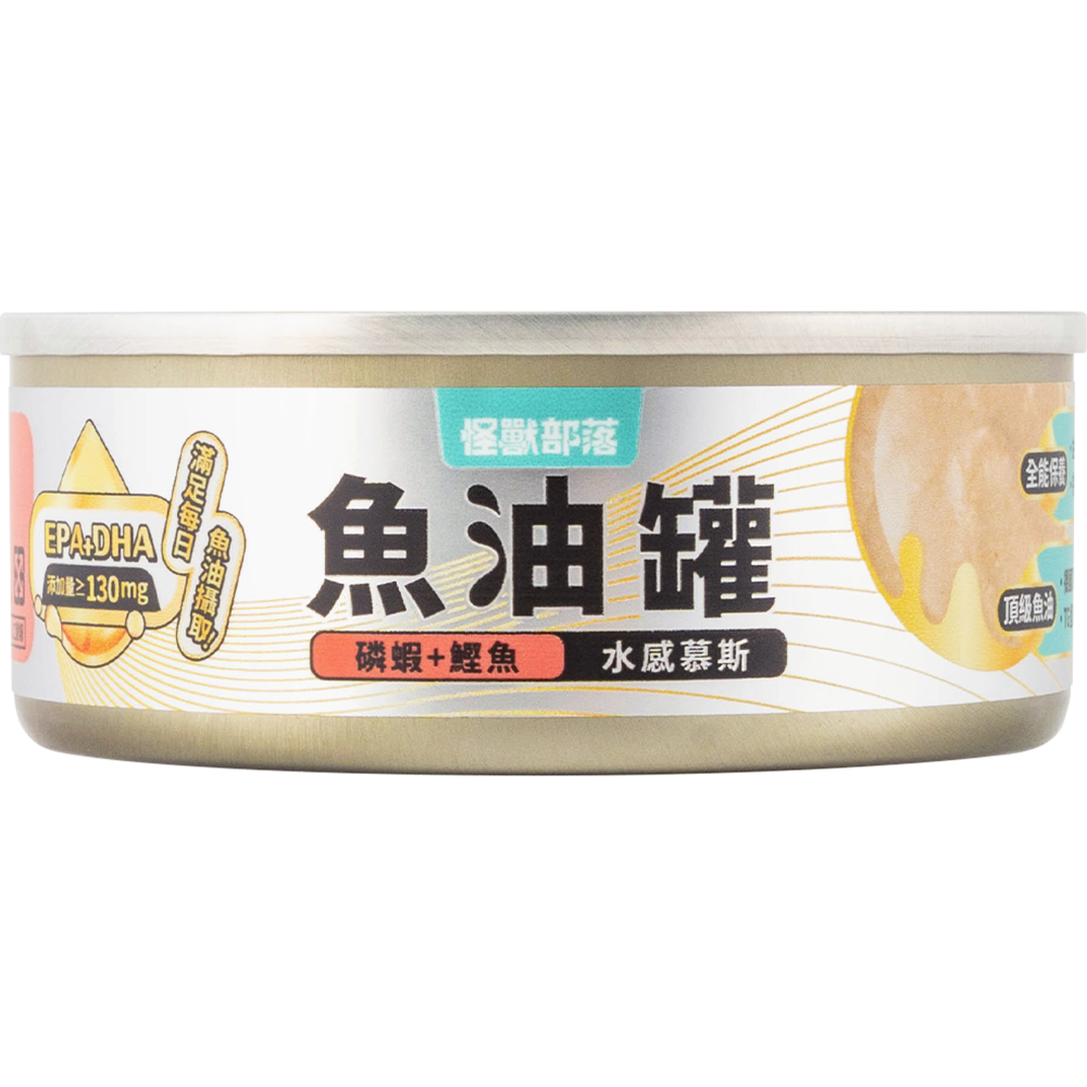 怪獸部落 德國頂級魚油主食罐 82g <四口味>-規格圖1