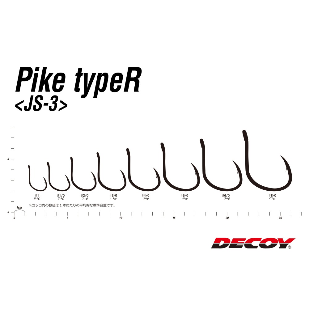 🐟費煦釣具🐟 | DECOY| JS-3 Pike Type-R 單鉤 | 盒裝10包入-細節圖2