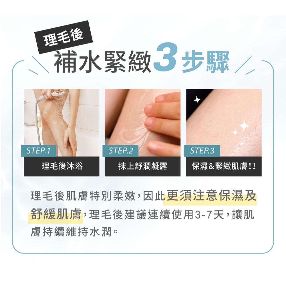 Relove 零毛髮美肌組 (Ku溜霜+舒緩凝露) 私密肌VIO 身體毛髮 腋毛 腿毛-細節圖8