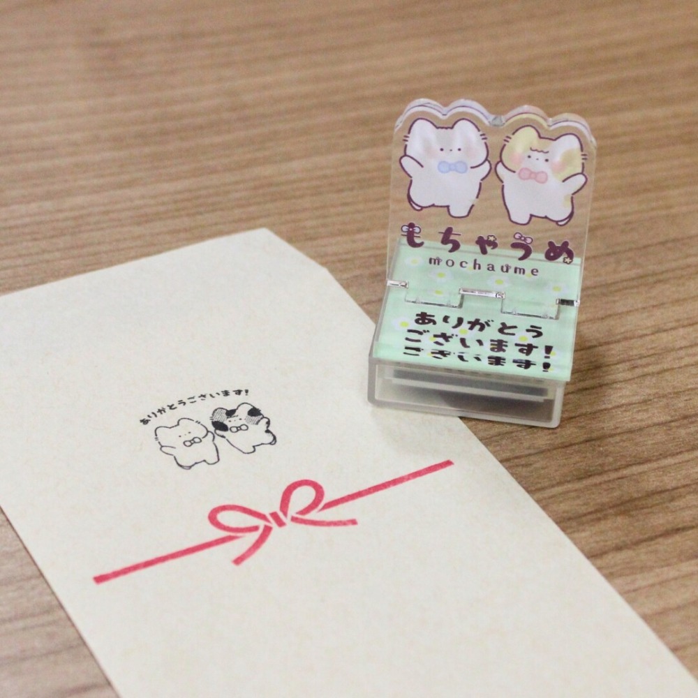 ※風之物※  插畫家ぬここ もちゃうめ 壓克力自帶墨印章 文具女子博 日本可愛手帳文具 貓控必收藏 貓咪文具 療育可愛-規格圖3