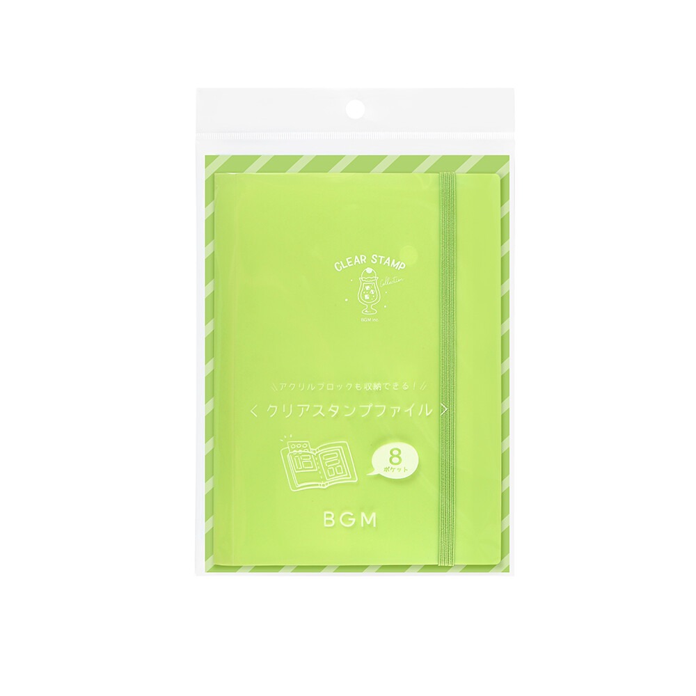 ※風之物※   [BGM] 水晶印章收納本 收納冊 印章收納本 水文具整理 文件夾 (不含文具)-規格圖5