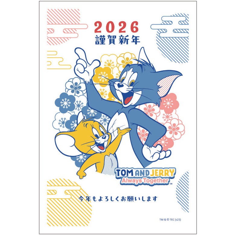 ※風之物※ 2026馬年親飛日本 新年賀卡 凱蒂貓 多拉A夢  MOOMIN 迪士尼 多張享折扣 (單張售)-規格圖6