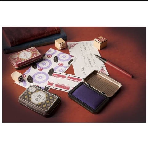 ※風之物※印台 款100週年紀念印台 印泥 Shachihata 墨色 寫吉達 寫吉達印台 油性印台-細節圖2