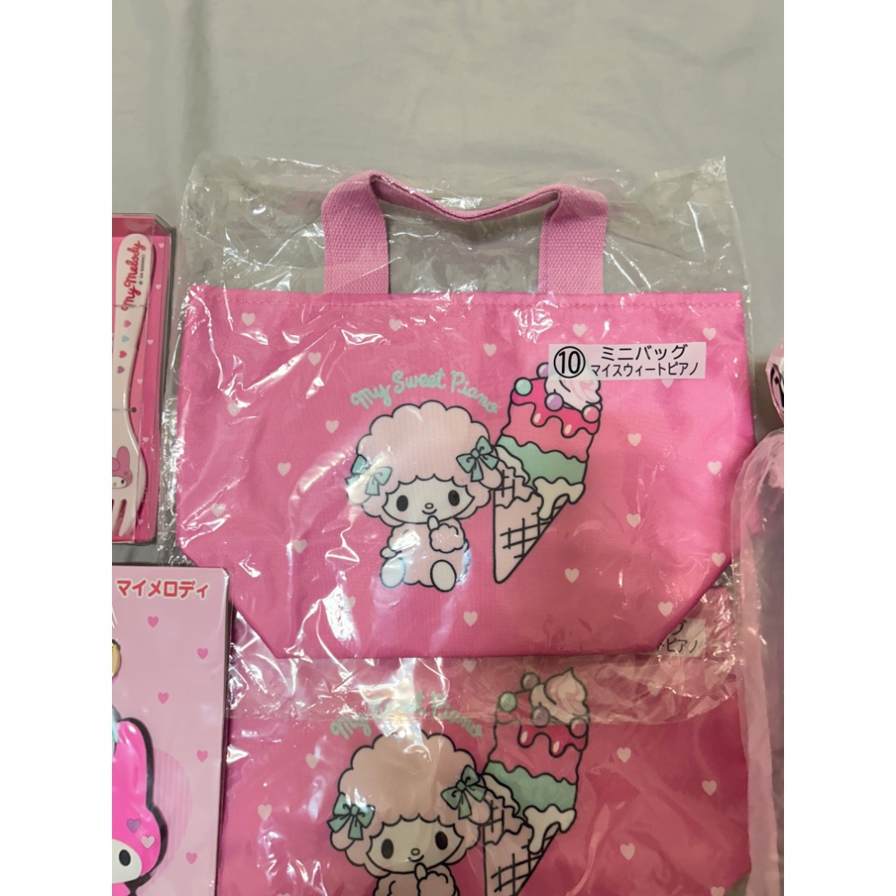 三麗鷗 一番賞 美樂蒂 & 彼安諾 10賞 手提袋 彼安諾 冰淇淋款-細節圖2