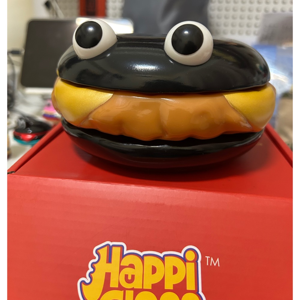 潮玩 Happi Class 漢堡君 限定款 黑色漢堡 Secret Burger-細節圖2