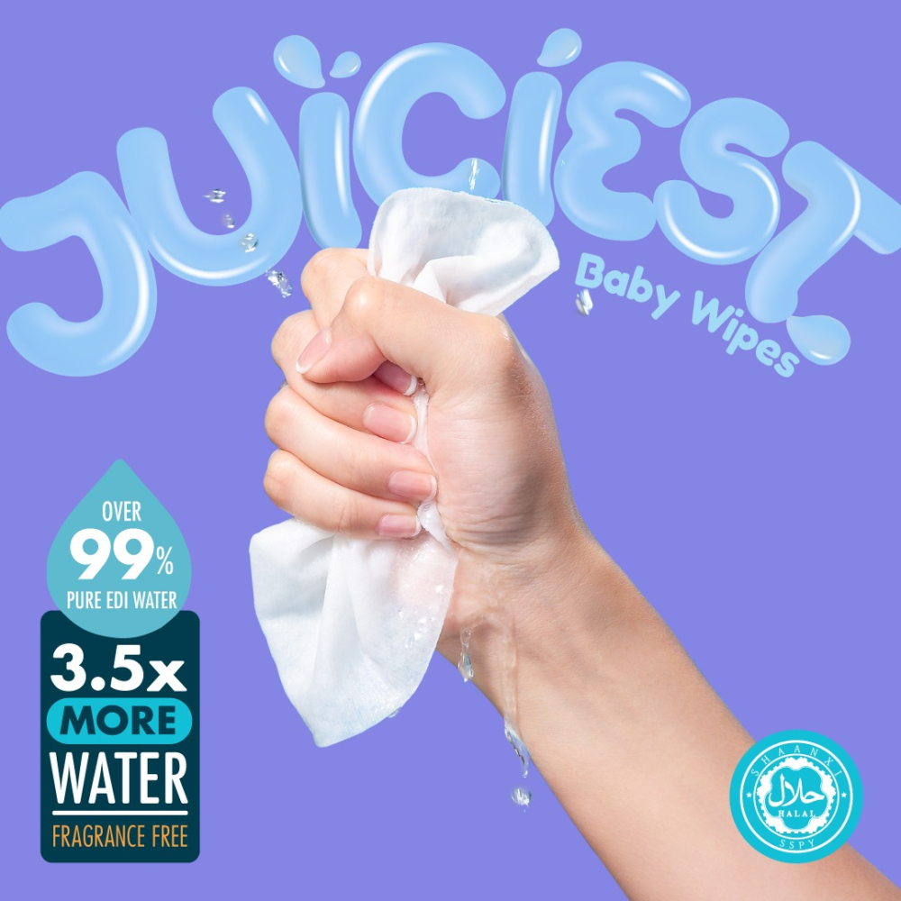 Hoppi嬰兒口手適用純水濕紙巾(低敏升級版)20抽/5包/1袋-細節圖7