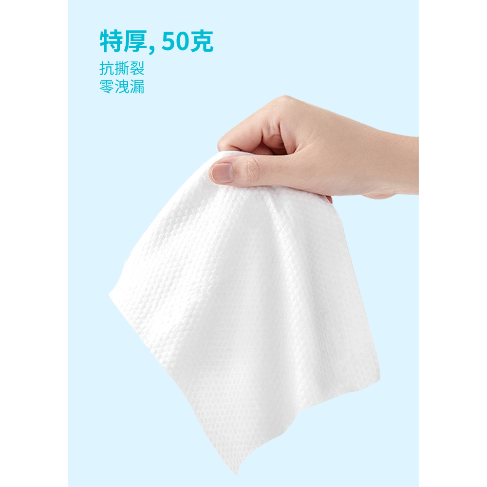 Hoppi嬰兒口手適用純水濕紙巾(迷你包)7抽/8包/袋-細節圖5