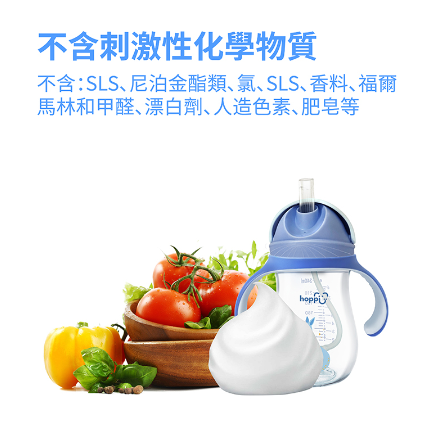 Hoppi 奶瓶蔬果清潔慕斯500ml/瓶-細節圖5