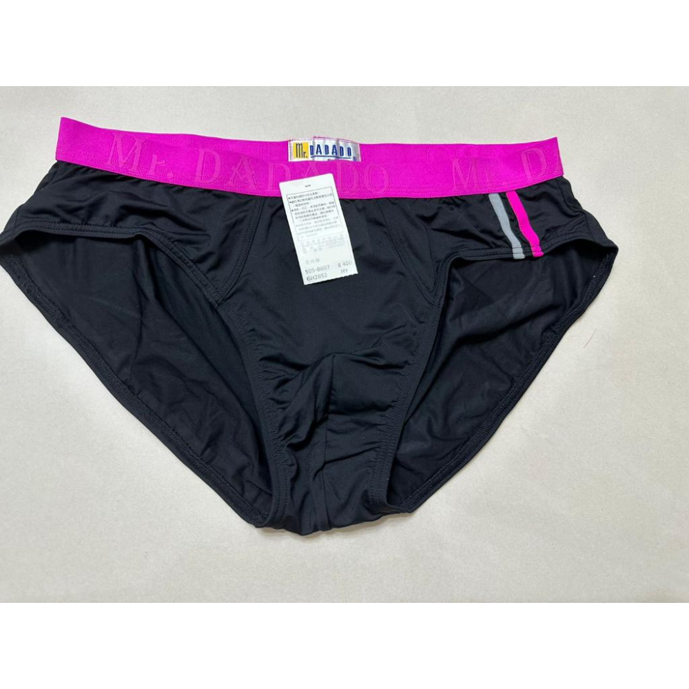 華歌爾 DADADO 男生 大人 三角 內褲 三角褲 涼感 尺碼L MR.DADADO 男生 編號E 黑色 運動風-細節圖2