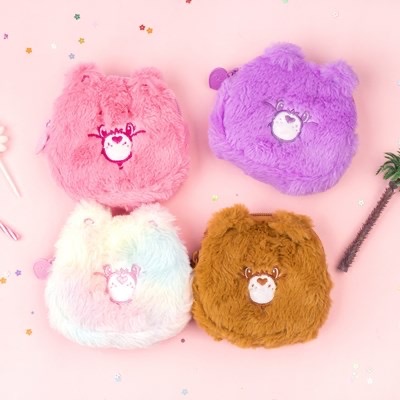 [Be Woman]預購 韓國 Care Bears 愛心熊 彩虹熊 零錢包 收納包 吊飾 隨身攜帶