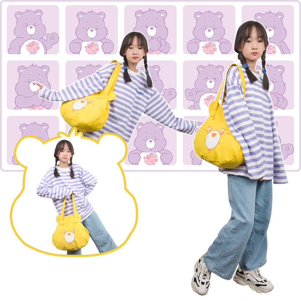 [Be Woman] 現+預 Care Bears 愛心熊 彩虹熊 手提包 肩背包 補習袋-細節圖2