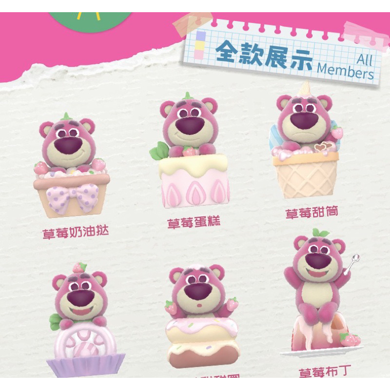 ［Be Woman] 預購 正版授權 草莓熊 熊抱哥 甜點派對 盲盒 公仔 裝飾 可愛 昂-細節圖5