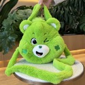 ［Be Woman Shoes]現+預 Care Bears 彩虹熊 愛心熊 毛絨 手提包 斜背包-規格圖10