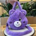 ［Be Woman Shoes]現+預 Care Bears 彩虹熊 愛心熊 毛絨 手提包 斜背包-規格圖10