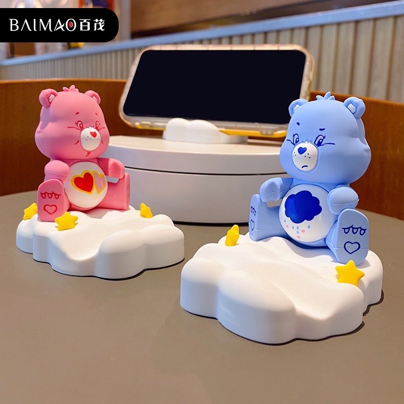 ［Be Woman Shoes] 現+預 正版授權 Care Bears 彩虹熊 雲朵 手機架 手機支架-細節圖4