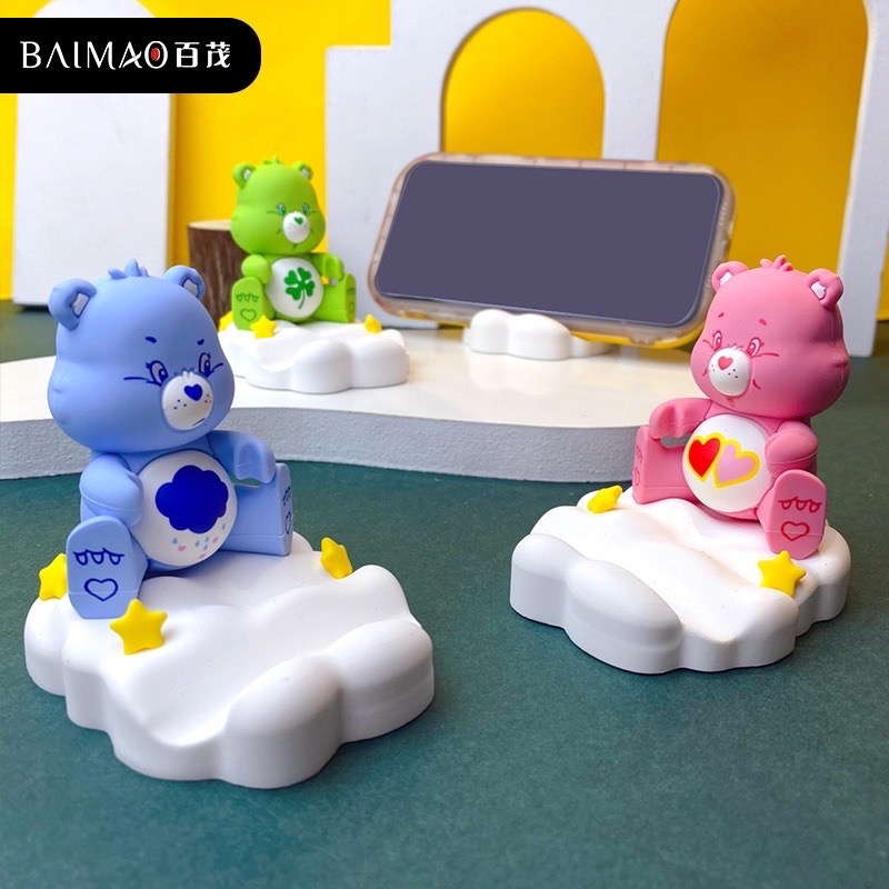 ［Be Woman Shoes] 現+預 正版授權 Care Bears 彩虹熊 雲朵 手機架 手機支架-細節圖5