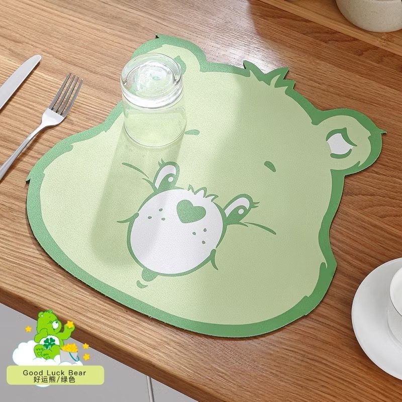 ［Be Woman]現+預 Care Bears 彩虹熊 愛心熊 pu 餐墊 食物墊 桌墊 客廳 廚房-規格圖6