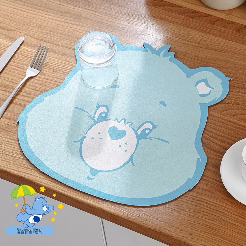 ［Be Woman]現+預 Care Bears 彩虹熊 愛心熊 pu 餐墊 食物墊 桌墊 客廳 廚房-規格圖6