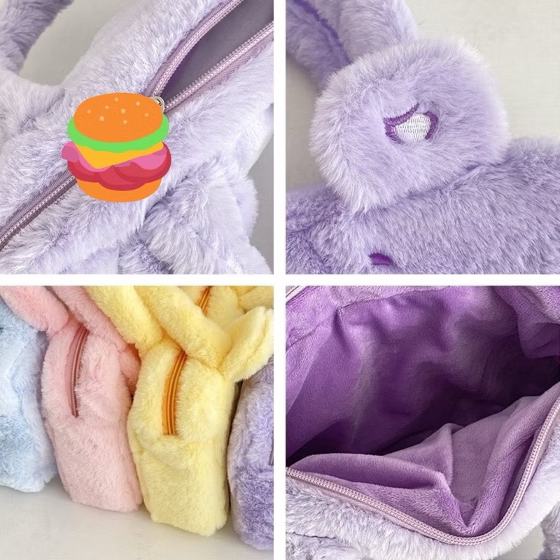 ［Be Woman]現+預 Care Bears 彩虹熊 愛心熊 絨毛 手提包 手腕包 小方包 可愛-細節圖2