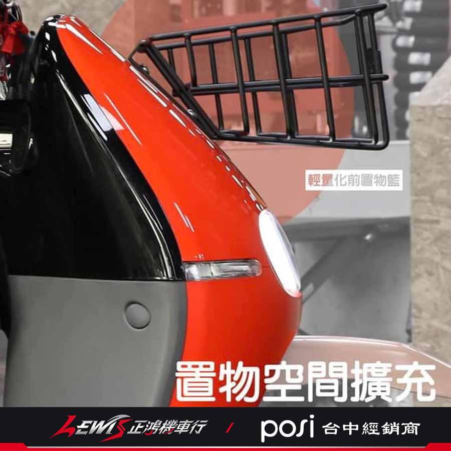 GOGORO2前置物籃 時尚 輕量化 置物籃 POSI 波希 S2 VIVA MIX 前置物網 菜藍 正鴻-細節圖5