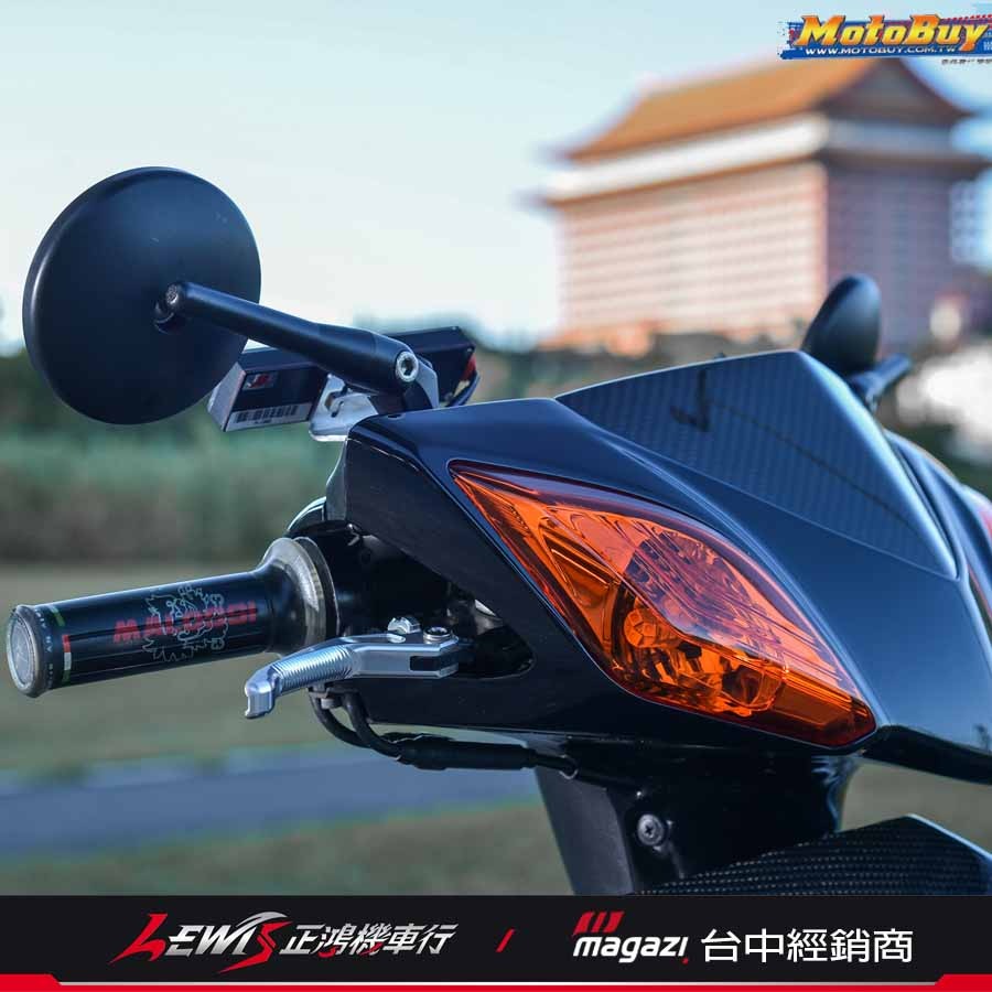 【正鴻機車行】1904 後照鏡 1904後照鏡 MAGAZI1904 機車後照鏡 MAGAZI 圓形後照鏡 後照鏡短版-細節圖6