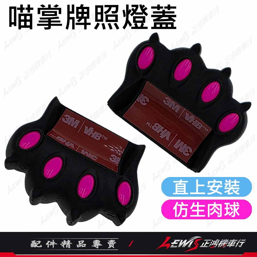 【正鴻機車行】牌照燈蓋 喵掌牌照燈蓋 車牌燈蓋 SKUNY 適用 KOSO APEXX KYL 牌照燈-細節圖4