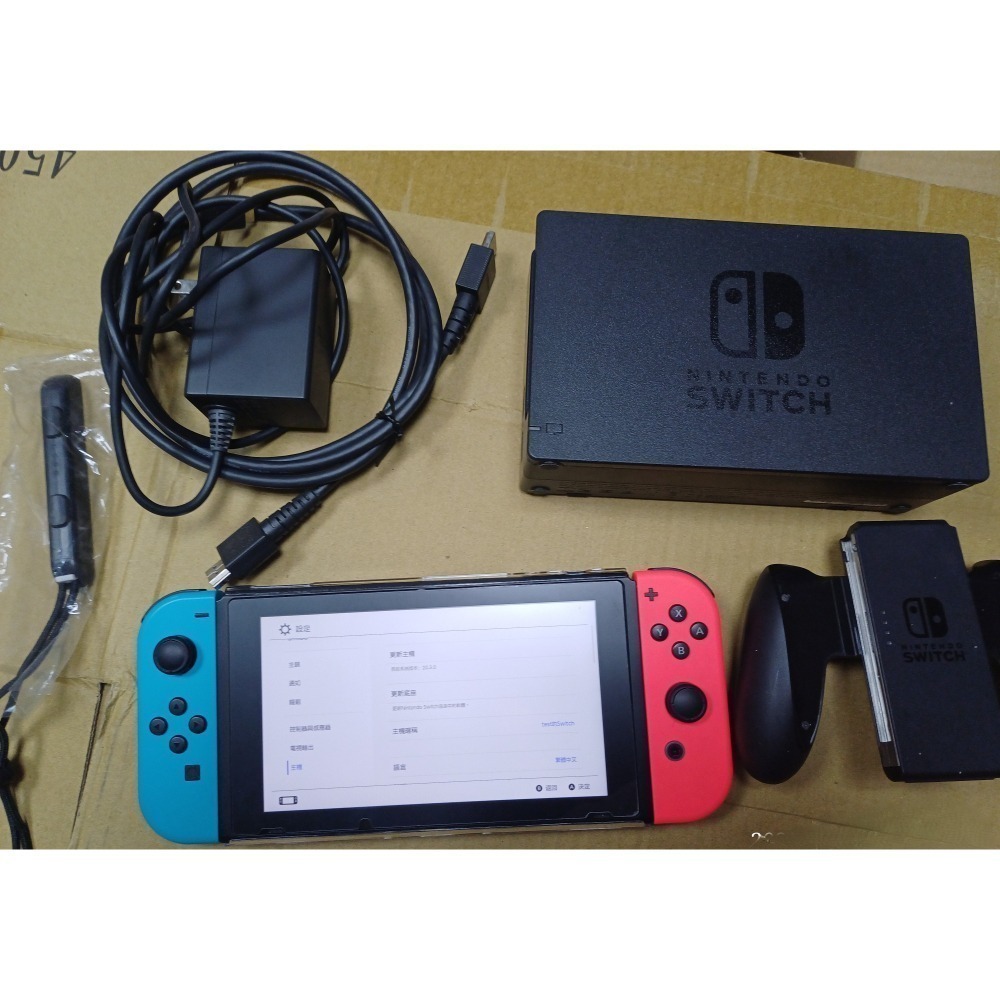 任天堂 SWITCH 紅藍主機 健身環大冒險 任天堂明星大亂鬥PRO控制器 遊戲 (二手良品)-細節圖6