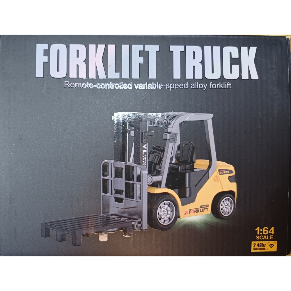 【遙控堆高機】仿真叉車玩具｜無線遙控工程車｜附托盤配件｜工程車模型｜兒童玩具-細節圖3