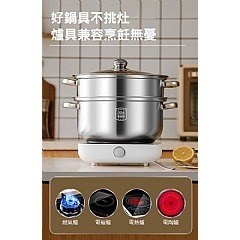 【虎達麥皂陪省團】【JUSTCOOK 廚藝寶】304不銹鋼多用蒸煮鍋(含蒸籠+鍋蓋)-細節圖6