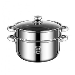 【虎達麥皂陪省團】【JUSTCOOK 廚藝寶】304不銹鋼多用蒸煮鍋(含蒸籠+鍋蓋)-細節圖11