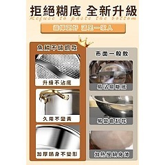 【虎達麥皂陪省團】【JUSTCOOK 廚藝寶】316不鏽鋼魚鱗鴛鴦雙耳湯鍋30公分含蓋-細節圖5