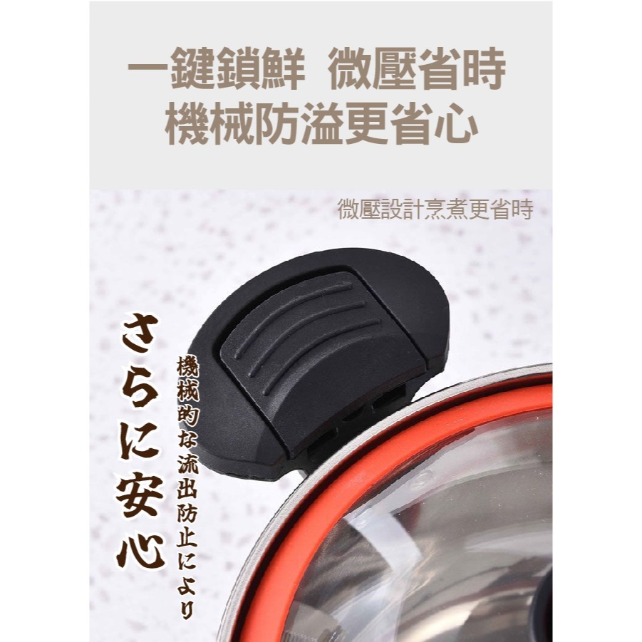 【虎達麥皂陪省團】【JUSTCOOK 廚藝寶】304不鏽鋼微壓聚能雙耳高桶湯鍋-細節圖2