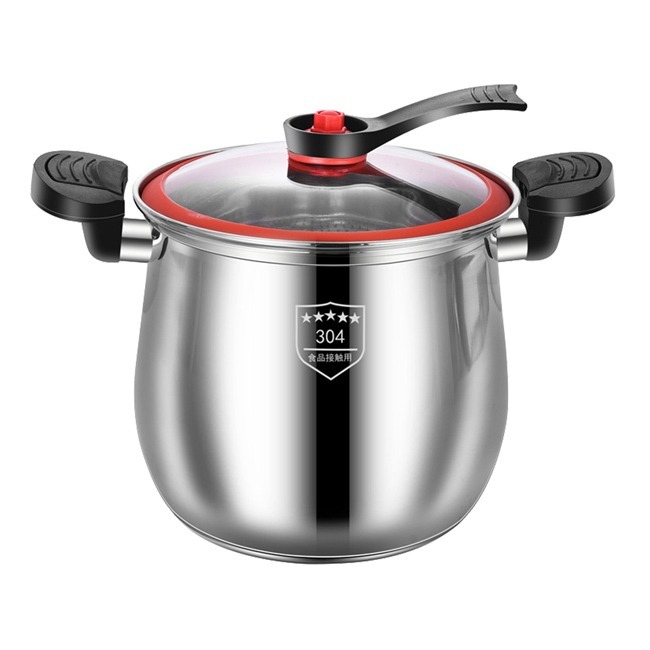 【虎達麥皂陪省團】【JUSTCOOK 廚藝寶】304不鏽鋼微壓聚能雙耳高桶湯鍋-細節圖7