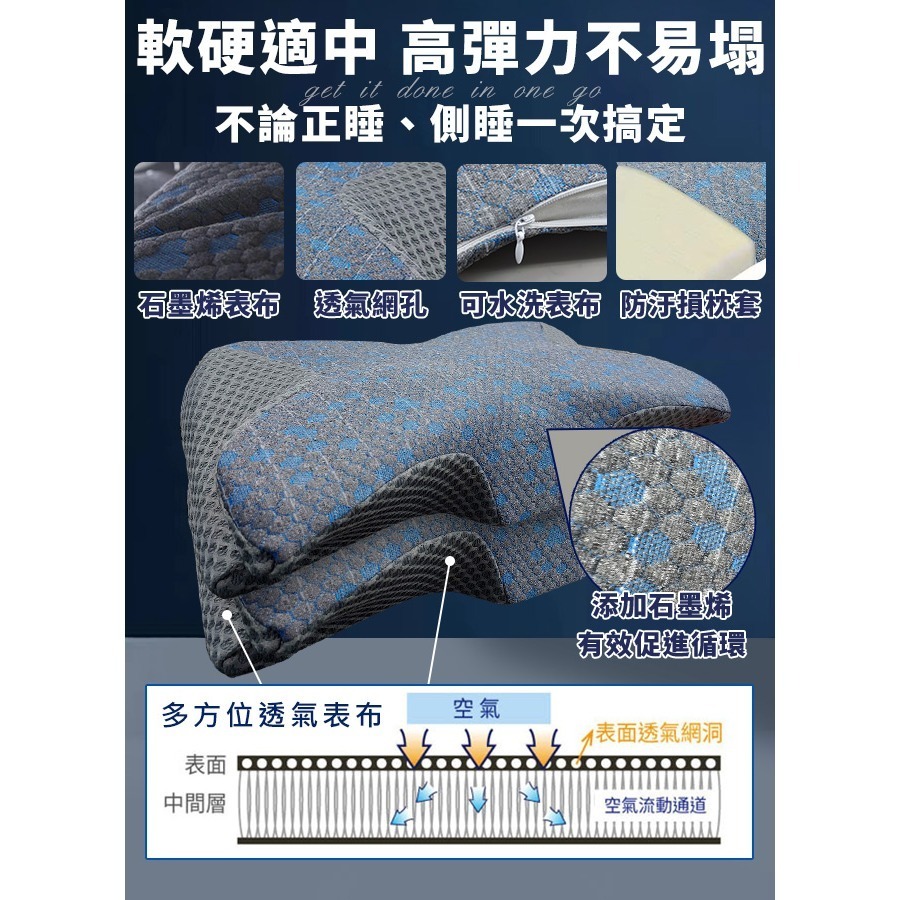 【虎達麥皂陪省團】【Hilton 希爾頓】超導量子紗石墨烯回彈能量記憶枕-細節圖6