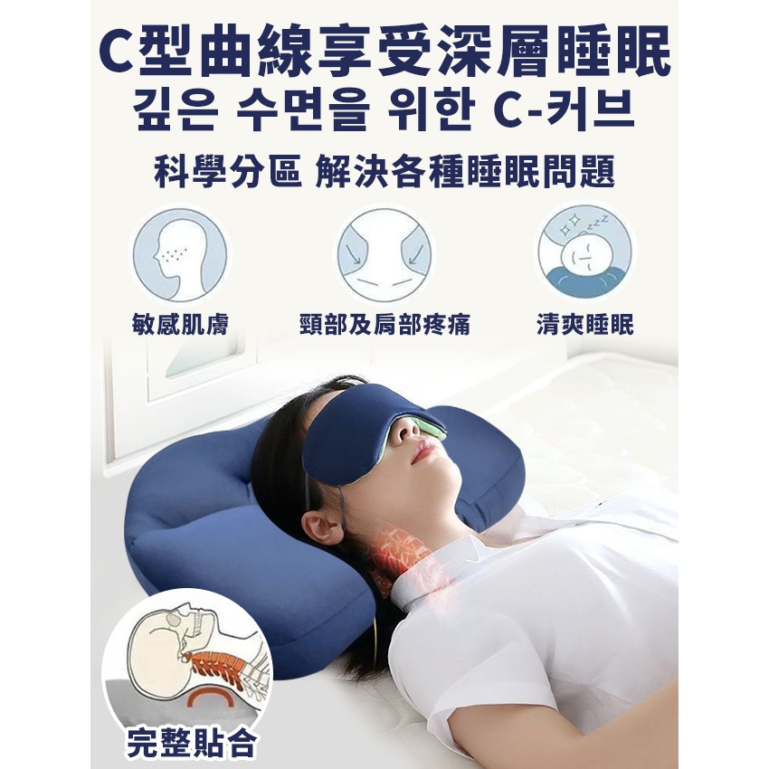 【虎達麥皂陪省團】【Duke of Windsor 溫莎公爵】沉睡護頸麻藥枕/午睡枕/靠腰墊/坐墊/藍色-細節圖4