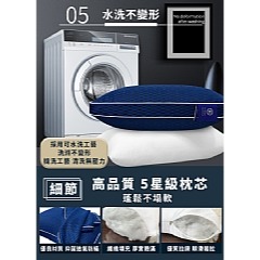 【虎達麥皂陪省團】【Hilton希爾頓】石墨烯6D可水洗蜂巢能量健康枕-細節圖3