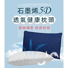 【虎達麥皂陪省團】【CERES 席瑞絲】石墨烯5D透氣健康枕頭/買一送一/二色任選-細節圖2