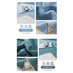 【虎達麥皂陪省團】【Hilton希爾頓】可水洗天然乳膠防蟎床墊學生單人款2件套/二色任選-細節圖7