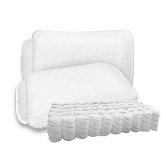 【虎達麥皂陪省團】6D涼感多層次蜂窩可水洗獨立筒枕芯/可調高度-細節圖8