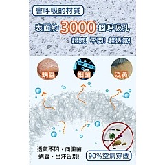 【虎達麥皂陪省團】6D高透氣蜂巢氣孔涼感空調枕芯/可水洗-細節圖5