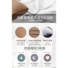 【虎達麥皂陪省團】【Hilton 希爾頓】 頂級麻藥銀離子100支紗萊賽爾獨立筒枕/卡其色-細節圖7